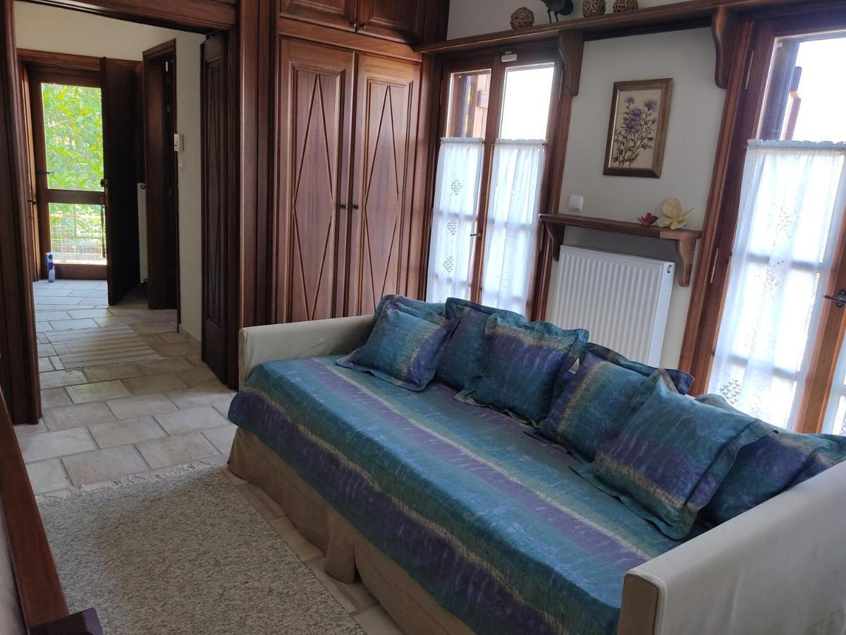 Cozy Blue Stone House With A Great Sea View. Villa Tsagkarada Buitenkant foto