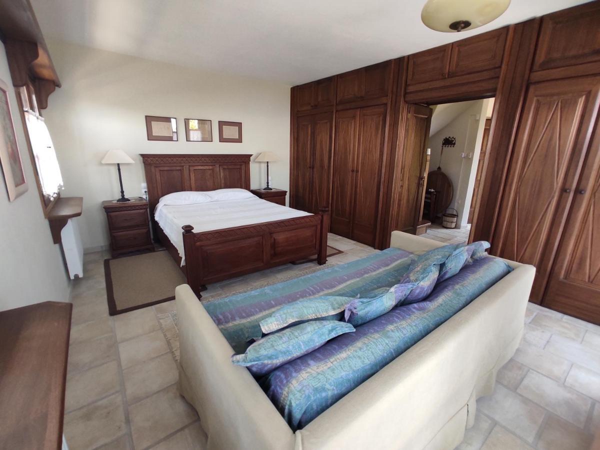 Cozy Blue Stone House With A Great Sea View. Villa Tsagkarada Buitenkant foto