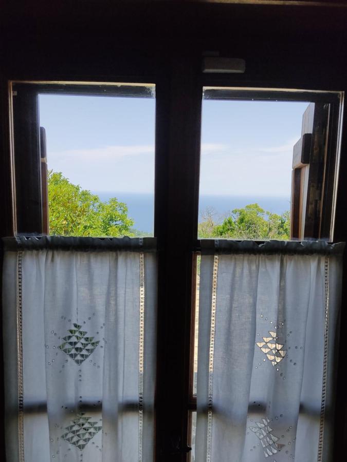 Cozy Blue Stone House With A Great Sea View. Villa Tsagkarada Buitenkant foto